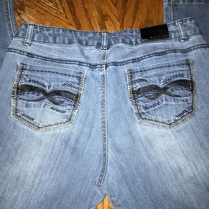 Baccini Blue Jeans 12 cute Pockets